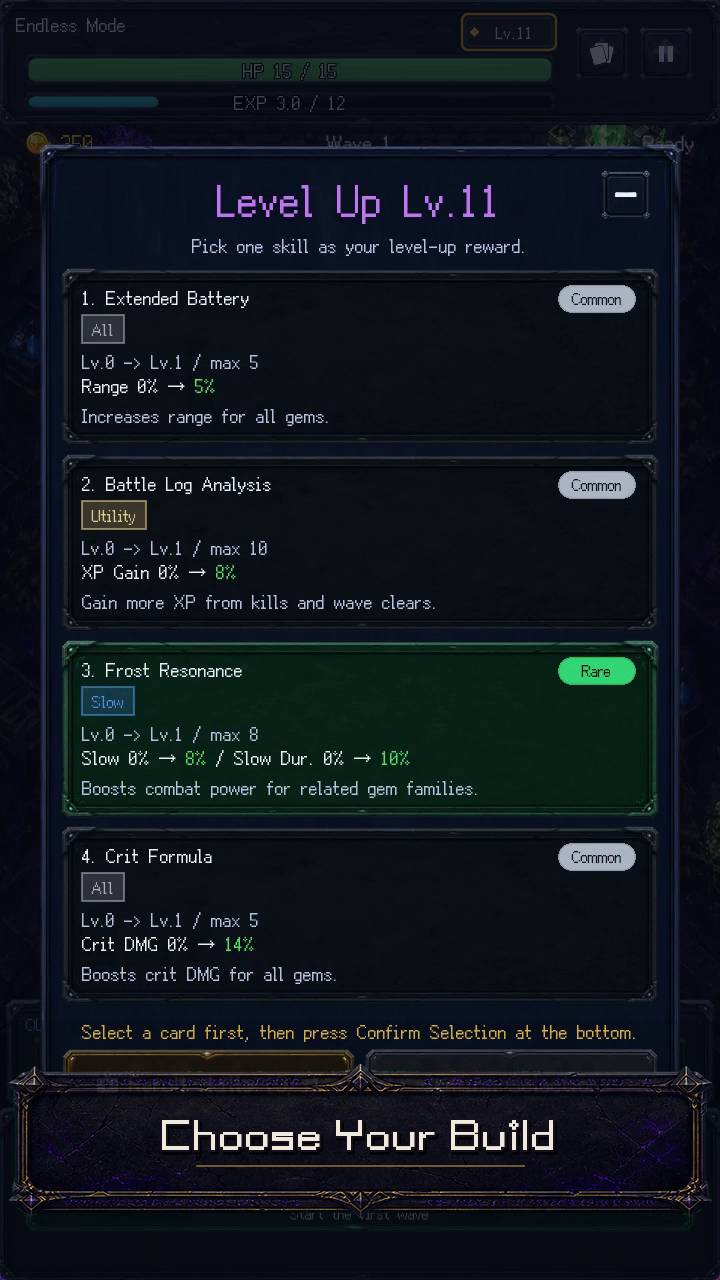 Gem TD skill